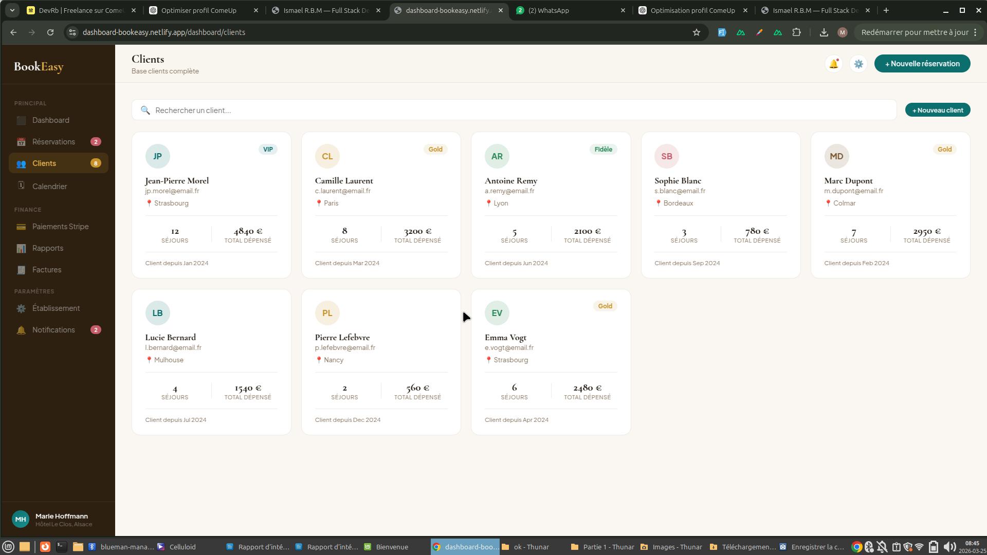 BookEasy — Plateforme de Réservation - 9